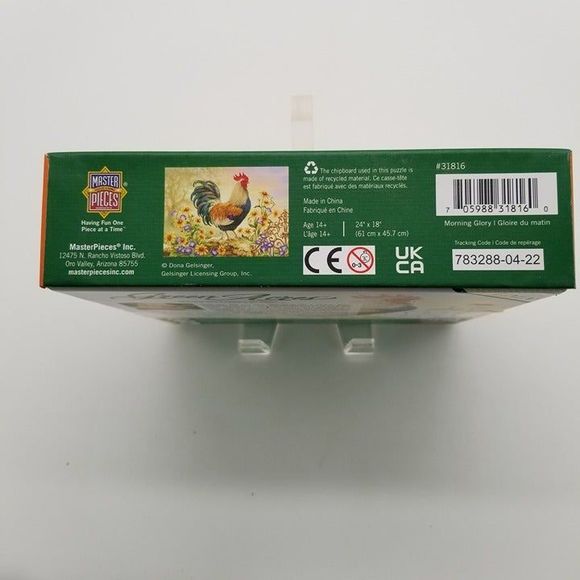 MasterPieces Green Acres Morning Glory 300 pc Jigsaw Puzzle EZ Grip Complete - Picture 3 of 6